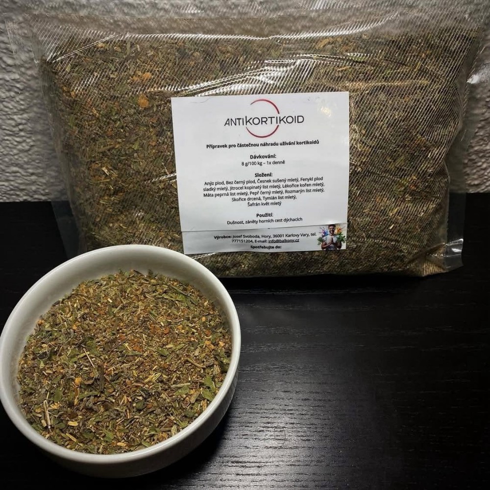 Antikortikoid-  bylinná směs 500g